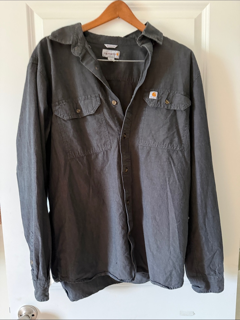 Carhartt Charcoal Grey Utility Shirt Jacket